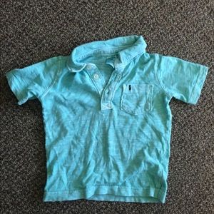 Carter’s lightweight aqua polo boys 18M